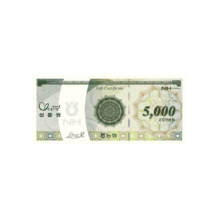 농촌사랑모바일상품권 5천원 교환권(농협몰)